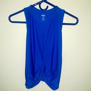 Blue dance tank